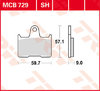 Preview image for TRW Lucas Brake pad MCB729
