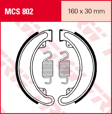 TRW Lucas MCS802 Szczęki hamulcowe