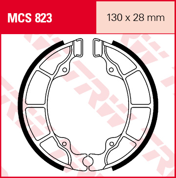 TRW Lucas MCS823 Patins de frein