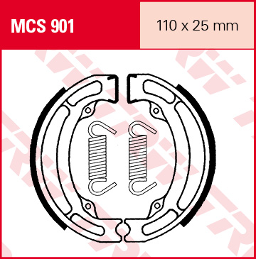 TRW Lucas MCS901 Szczęki hamulcowe