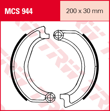 Trw Lucas Unisex Brake Shoes Mcs944