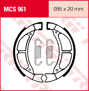TRW Lucas MCS961 Patins de frein