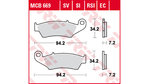 TRW Lucas TRW Lucas brake pad MCB669SI Sinter Offroad