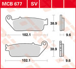 TRW Lucas Sintrattu vuori MCB677SV