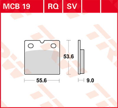 TRW Lucas Racing rubber MCB19RQ