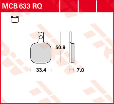 TRW Lucas Racing rubber MCB633RQ