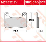 TRW Lucas Racing borracha MCB752CRQ