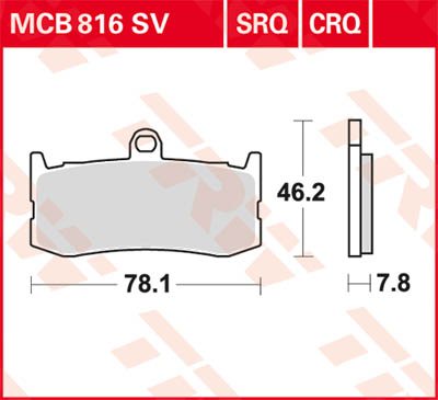 TRW Lucas Racing rubber MCB816CRQ