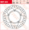 Preview image for TRW Lucas Brake disc MST203, rigid