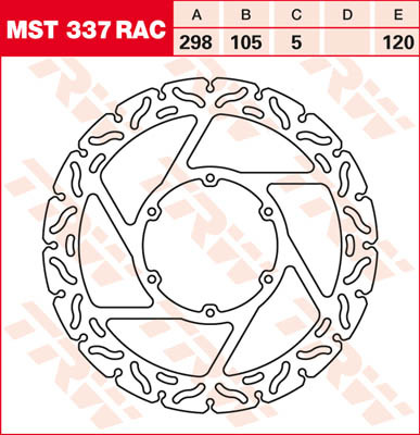 TRW Brake Disc Front MST337 With ABE TRW Brake Disc Front MST337 With ABE