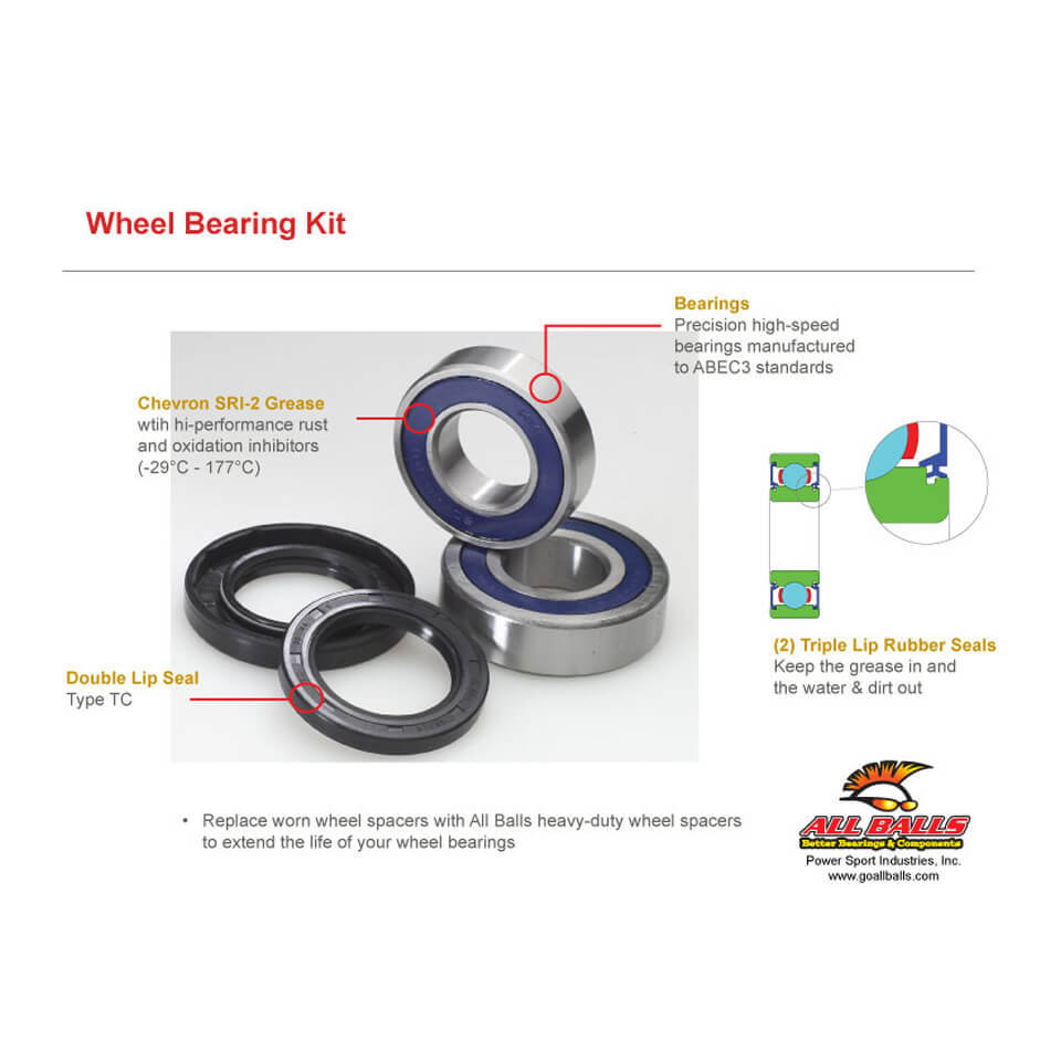 ALL BALLS Wheel bearing kit 25-1038