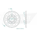 ESJOT Sprocket, 46 tanden