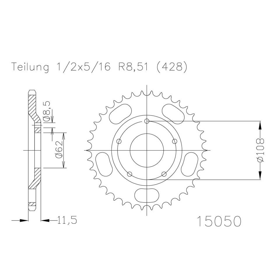 ESJOT Sprocket, 53 teeth