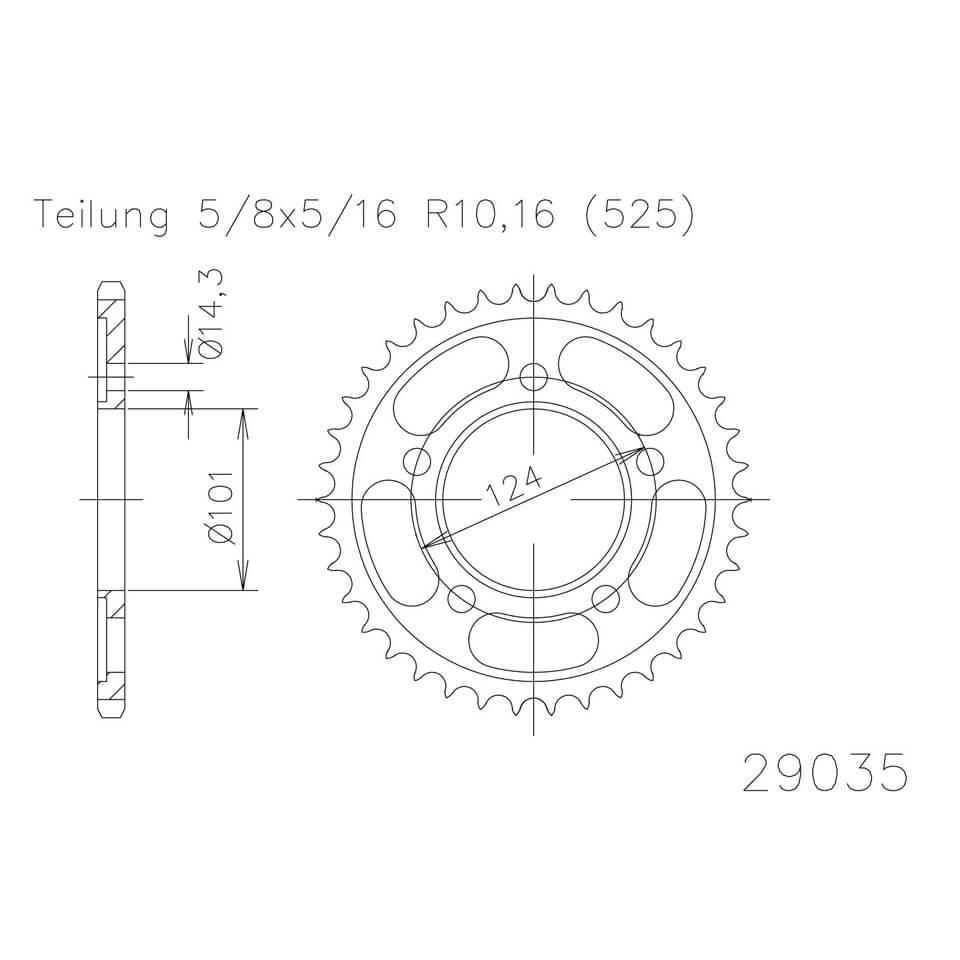 ESJOT Sprocket, 37 teeth