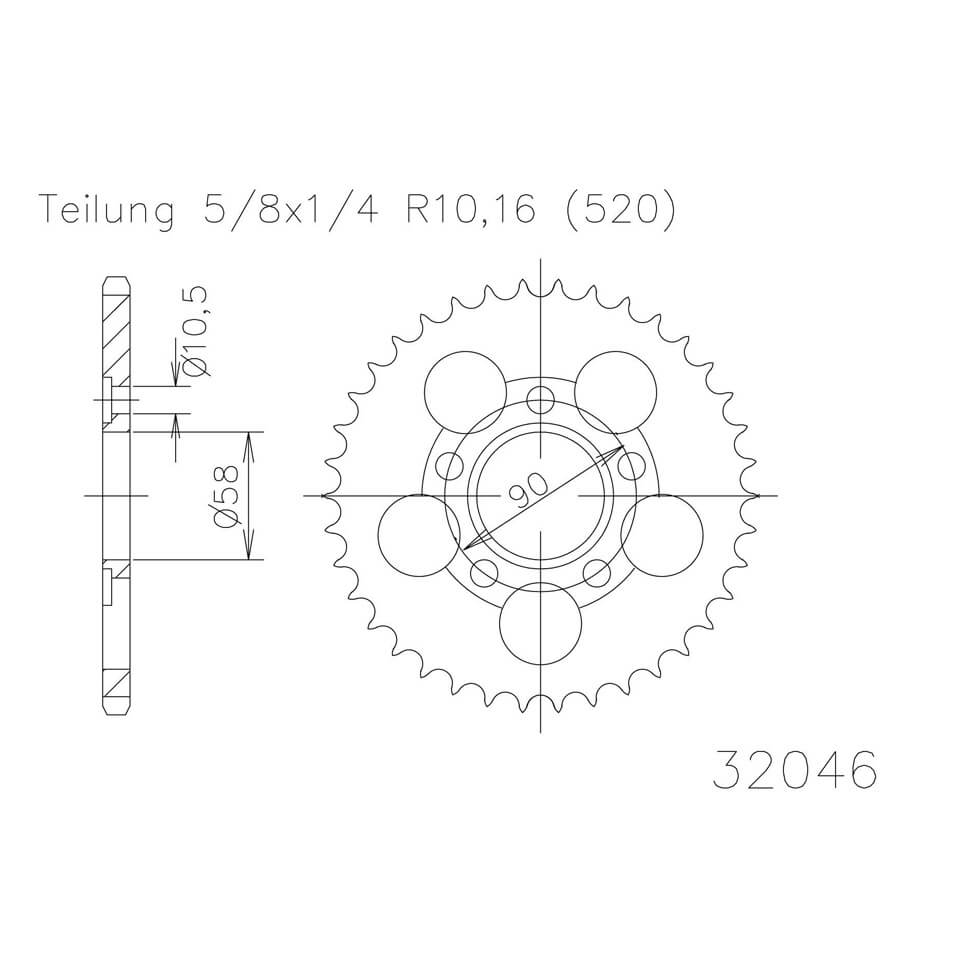 ESJOT Sprocket, 35 teeth