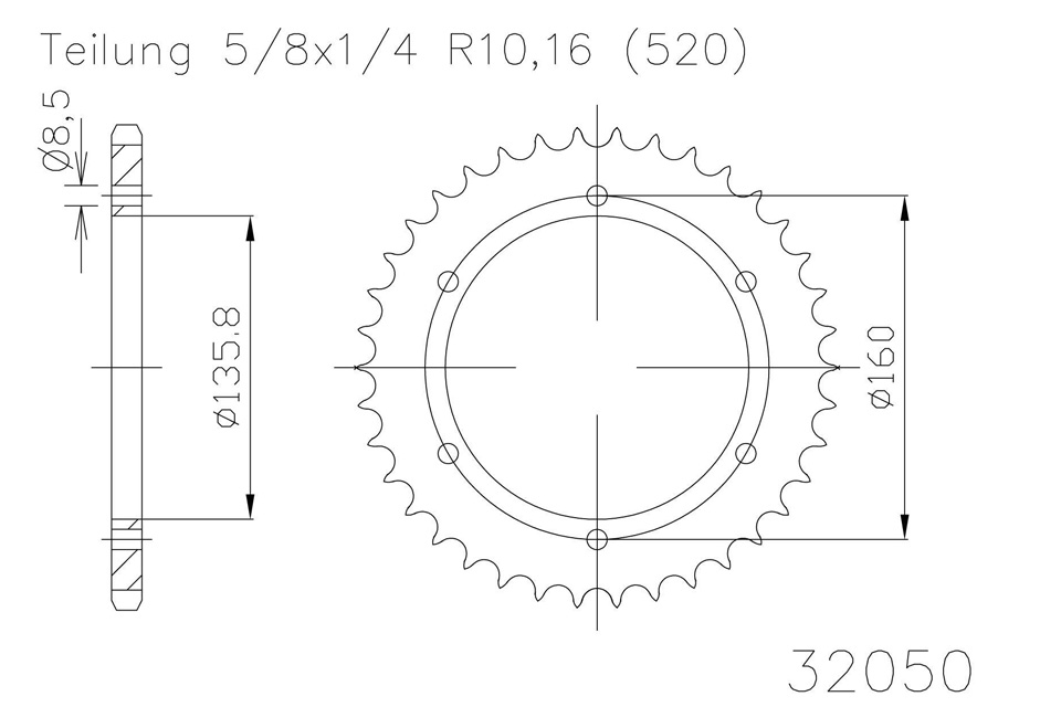 ESJOT Sprocket 42 teeth