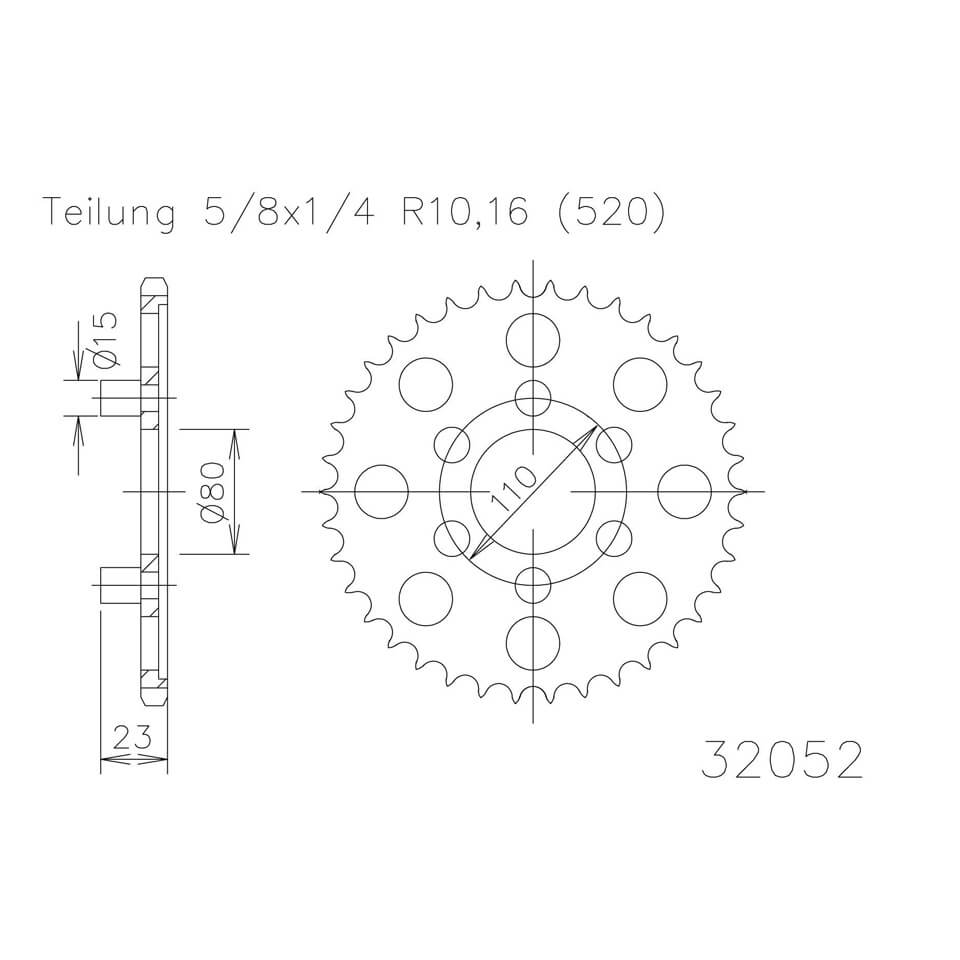 ESJOT Sprocket, 36 teeth