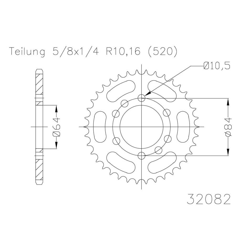 ESJOT Sprocket, 36 teeth