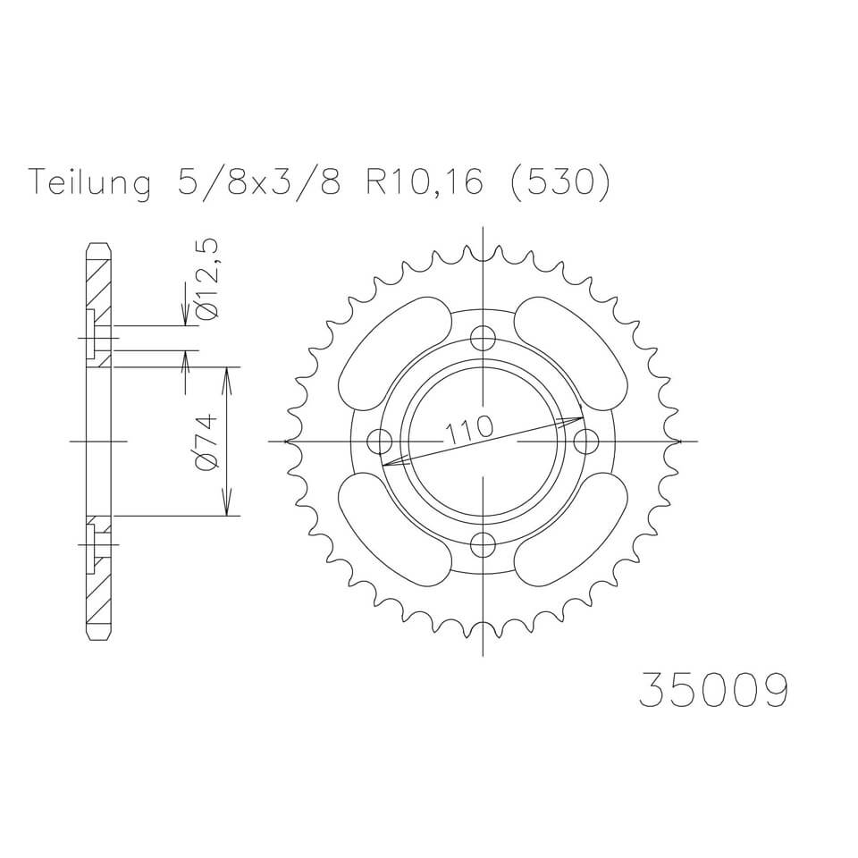 ESJOT Sprocket, 36 teeth