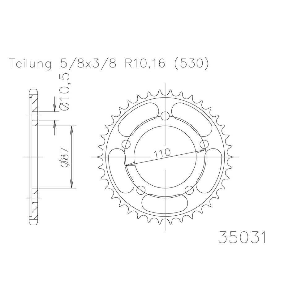 ESJOT Sprocket, 48 tanden