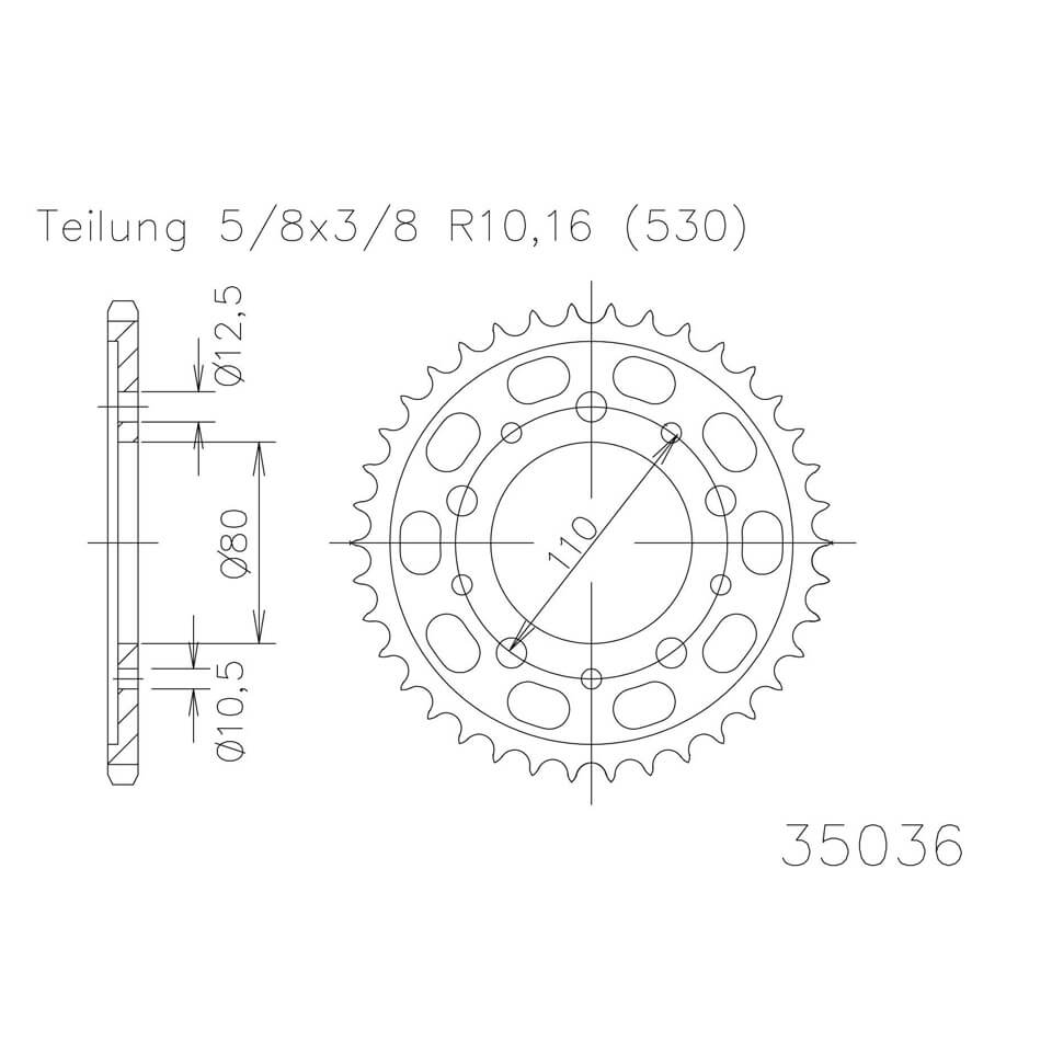 ESJOT Sprocket, 46 teeth