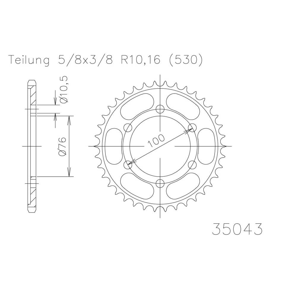 ESJOT Sprocket, 52 teeth