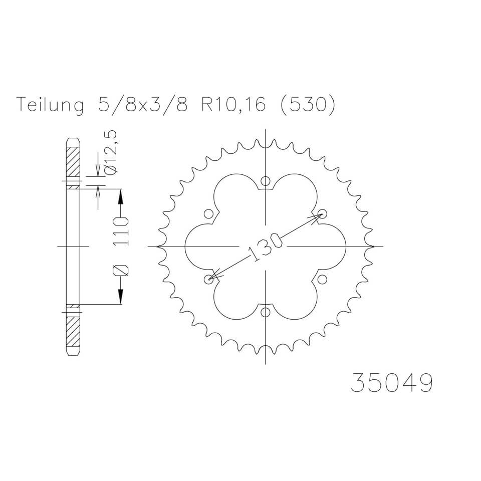 ESJOT Sprocket, 36 teeth