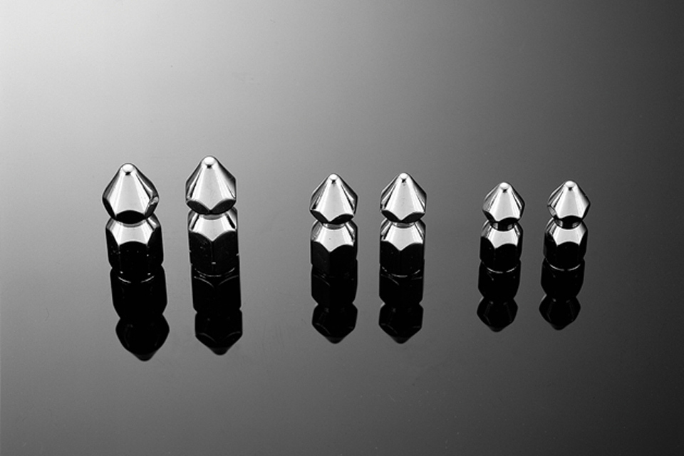 HIGHWAY HAWK HIGHWAY HAWK M10 X 1.25 Pike Muttern in chrom