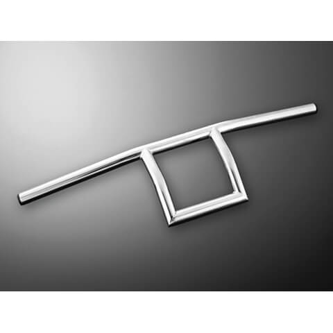 HIGHWAY HAWK Handlebar SQUARE 7/8 inch (22 mm), silver, silver