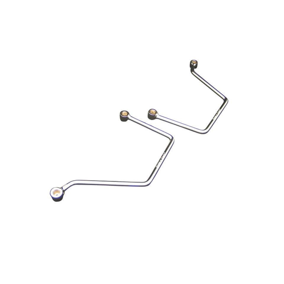 Set 2x Saddlebag + Bracket Compatible With Suzuki Intruder VL 1500 LC