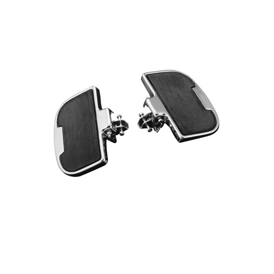 HIGHWAY HAWK Running boards passenger, black-silver, black-silver