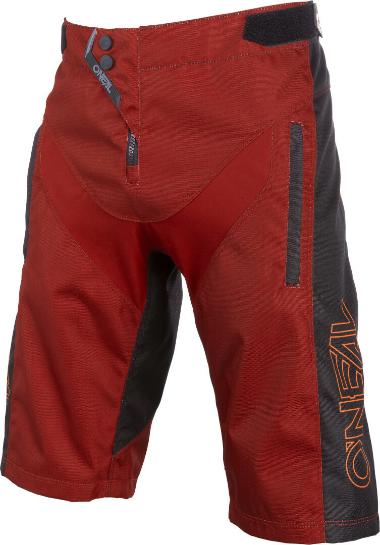 Oneal Element Hybrid FR Bicycle Shorts, red-orange, Size 32, red-orange, Size 32