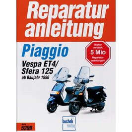 Motorbuch Vol. 5209 Instrucciones de reparación Piaggio Scooter Sfera 125/Vespa ET 4, 96 -