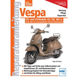 Motorbuch Vol. 5293 Reparationsinstruktioner Vespa GTS 250/300, 06-