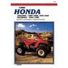 Manual de reparación de CLYMER ATV para varios modelos HONDA TRX y SPORTRAX