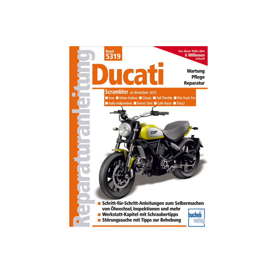 Instrucciones de reparación de la pieza de reparación DUCATI Scrambler 2015-