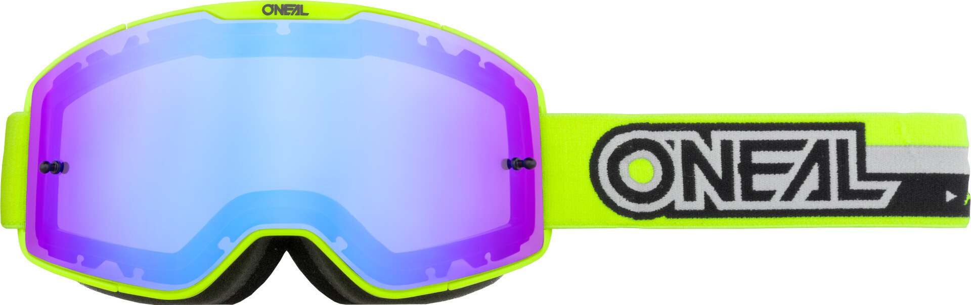 Oneal B-20 Proxy Motocross Goggles - Mirrored, black-yellow, black-yellow, Size One Size