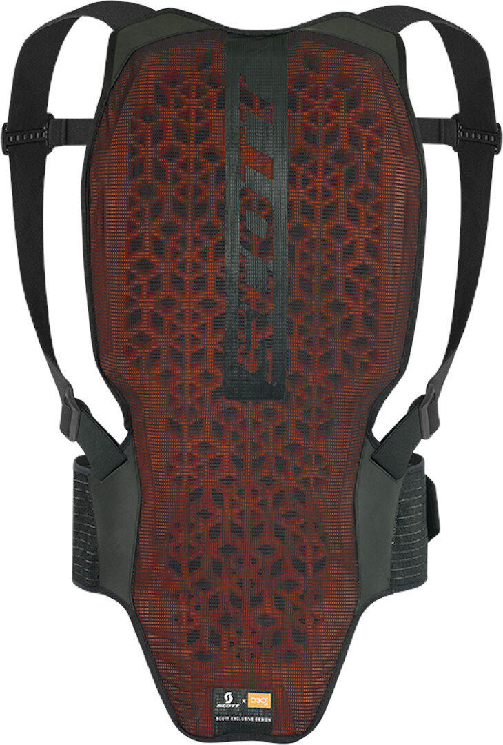 Scott Airflex Protettore posteriore, nero-arancione, dimensione XL