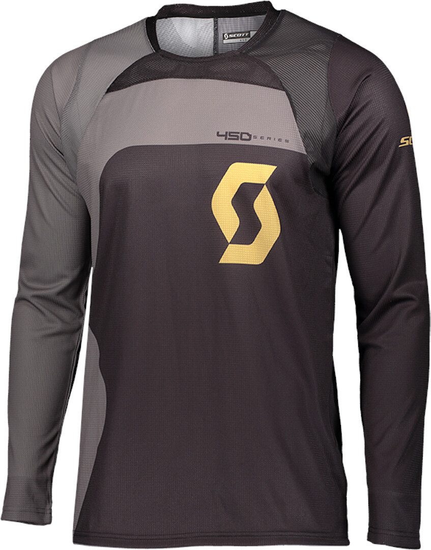 Scott 450 Podium Motocross Jersey, black-gold, Size M, black-gold, Size M