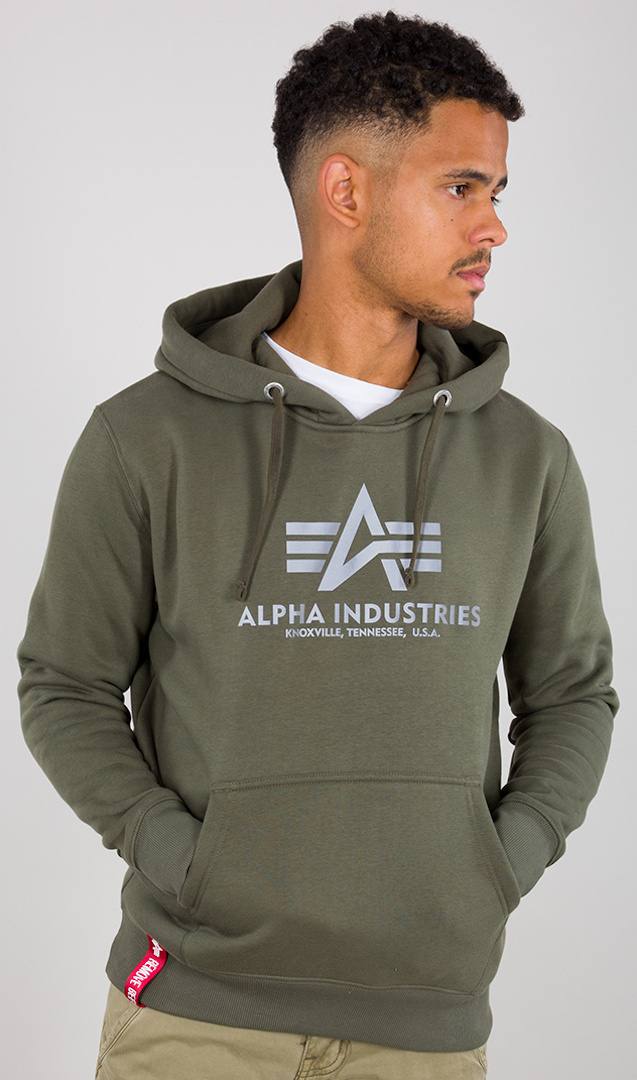 Alpha Industries Basic Reflective Hoodie - buy cheap ▷ FC-Moto