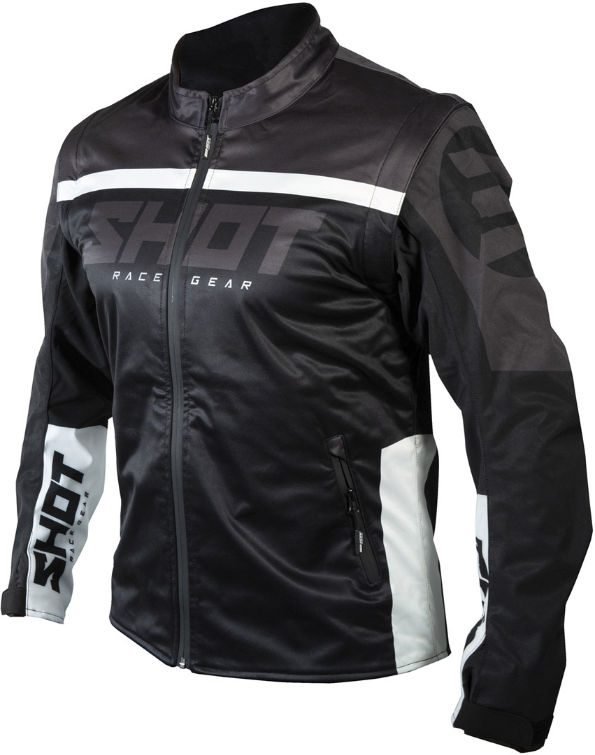 Shot Softshell Lite 2.0 Мотокросс Куртка Черный/Белый M 