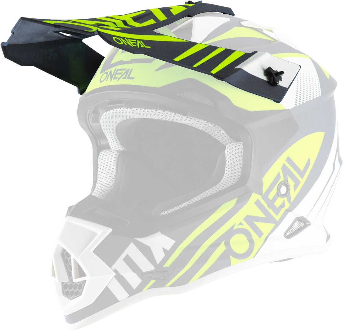Oneal 2Series Spyde 2.0 Helmet Peak, yellow, yellow, Size One Size