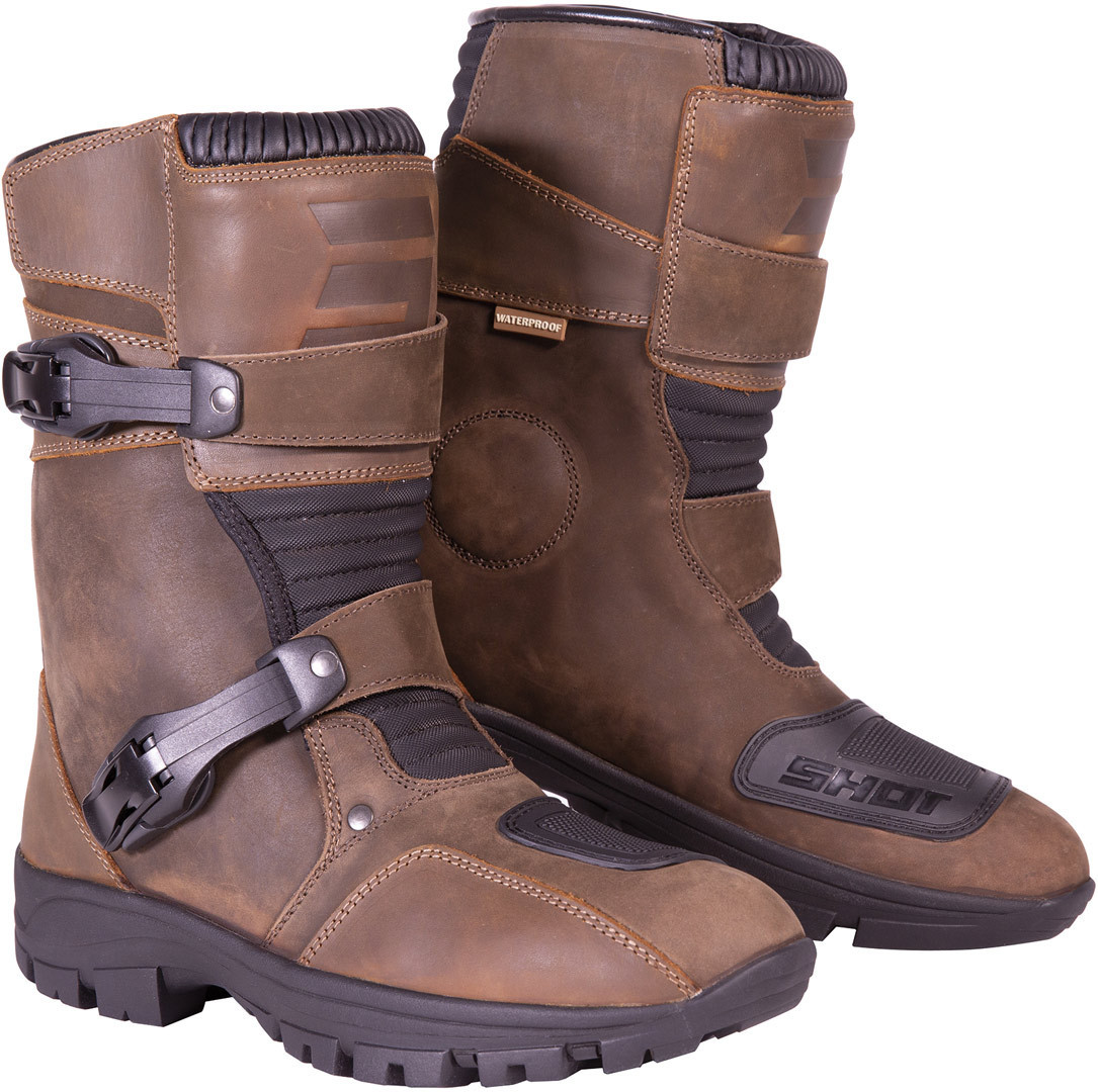 Shot ATV 2.0 Motocross Shoes, brown, Size 38, brown, Size 38