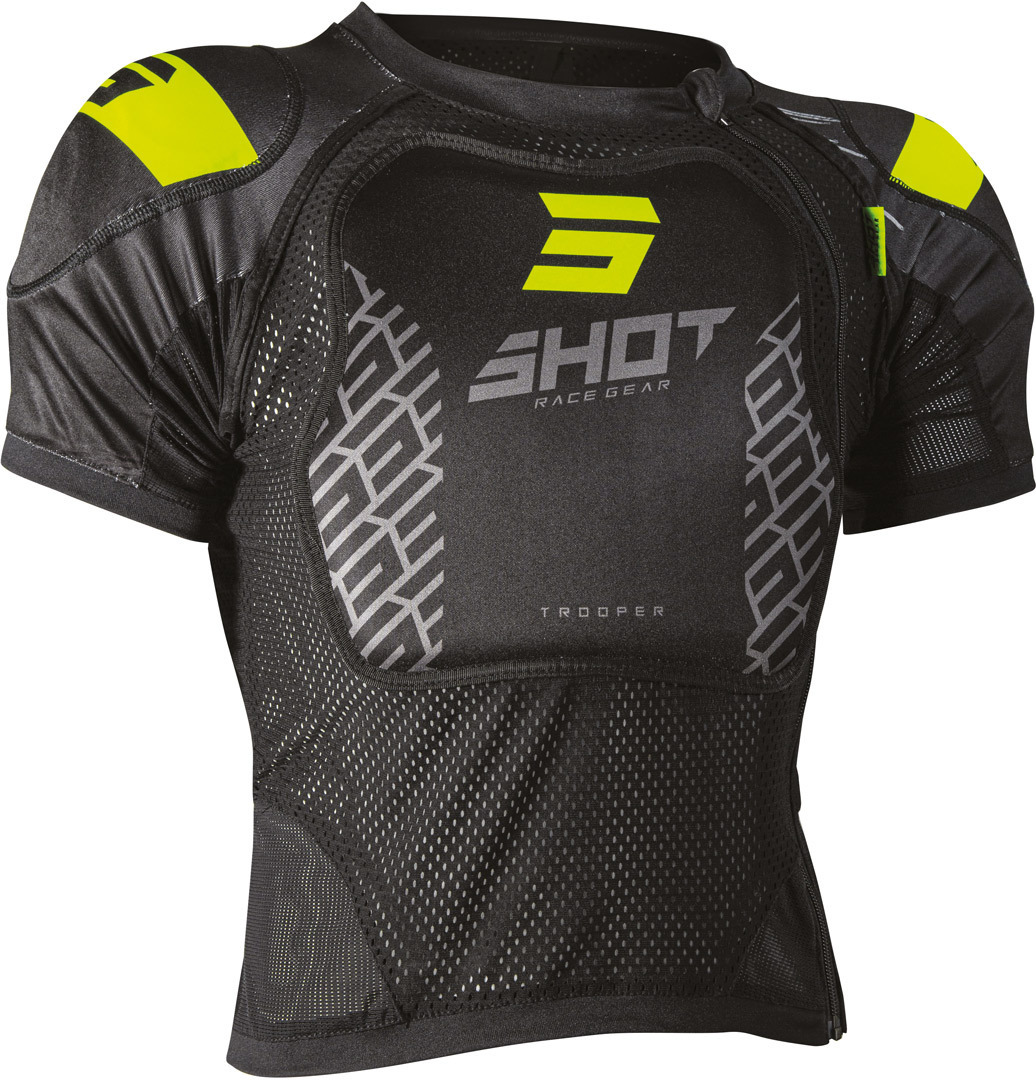 Shot Trooper Protector Shirt, black-yellow, Size 25 2XS, black-yellow, Size 25 2XS
