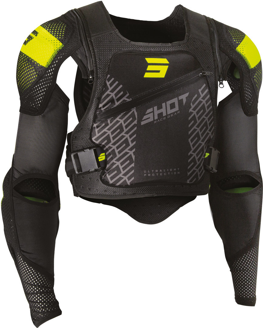 Shot Ultralight 2.0 chaleco protector negro