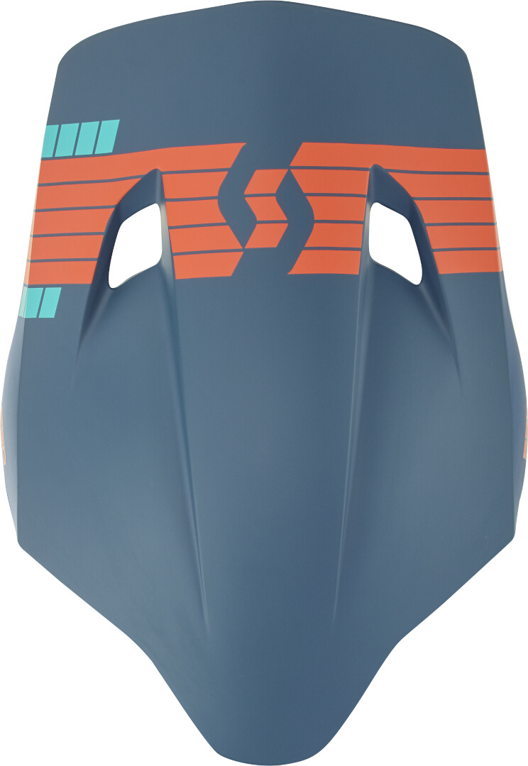 Scott 550 Stripes ECE Helmet Peak, blue-orange, Size XS M, blue-orange, Size XS M