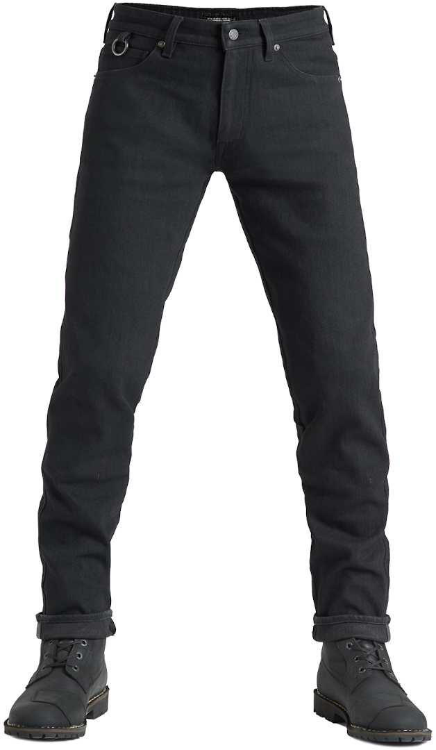 Pando Moto Steel Black 02 Motor Jeans, zwart, afmeting 36