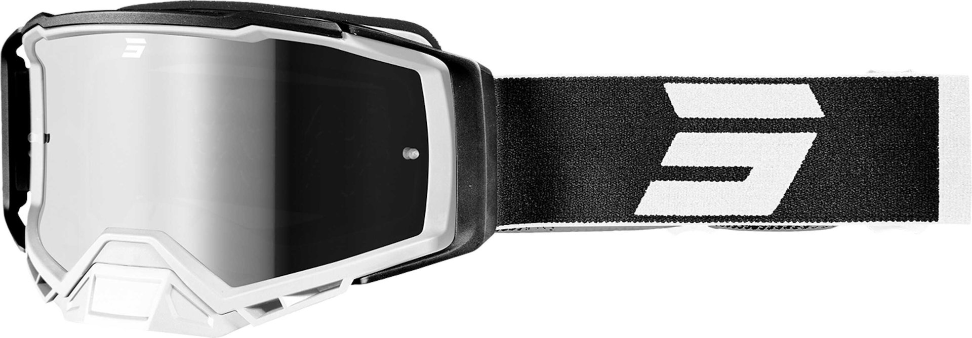 Shot Core Motocross Goggles, white, white