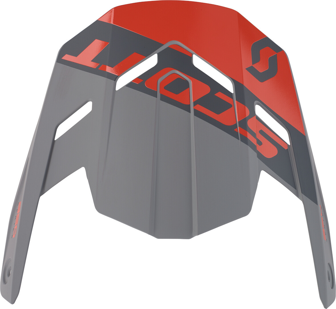 Scott 350 Evo Plus Dash Kids Helmet Peak, black-grey-red, black-grey-red, Size One Size