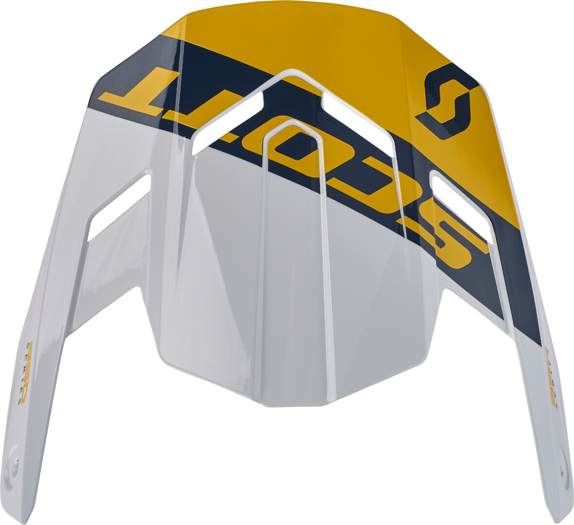 Scott 350 Evo Plus Dash Kids Helmet Peak, white-blue-yellow, white-blue-yellow, Size One Size